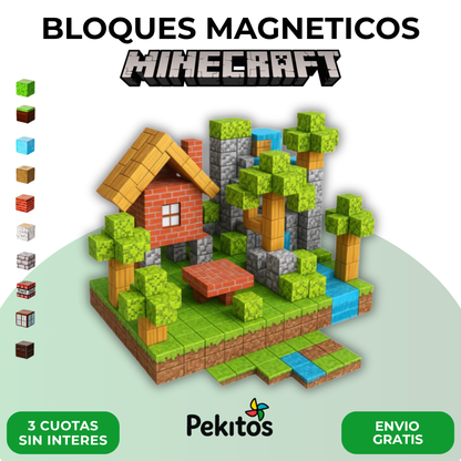 BLOQUES MAGNETICOS DE MINECRAFT
