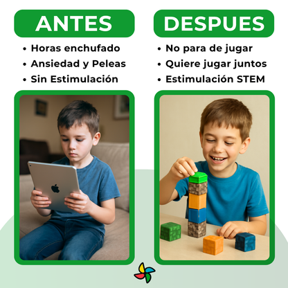 BLOQUES MAGNETICOS DE MINECRAFT