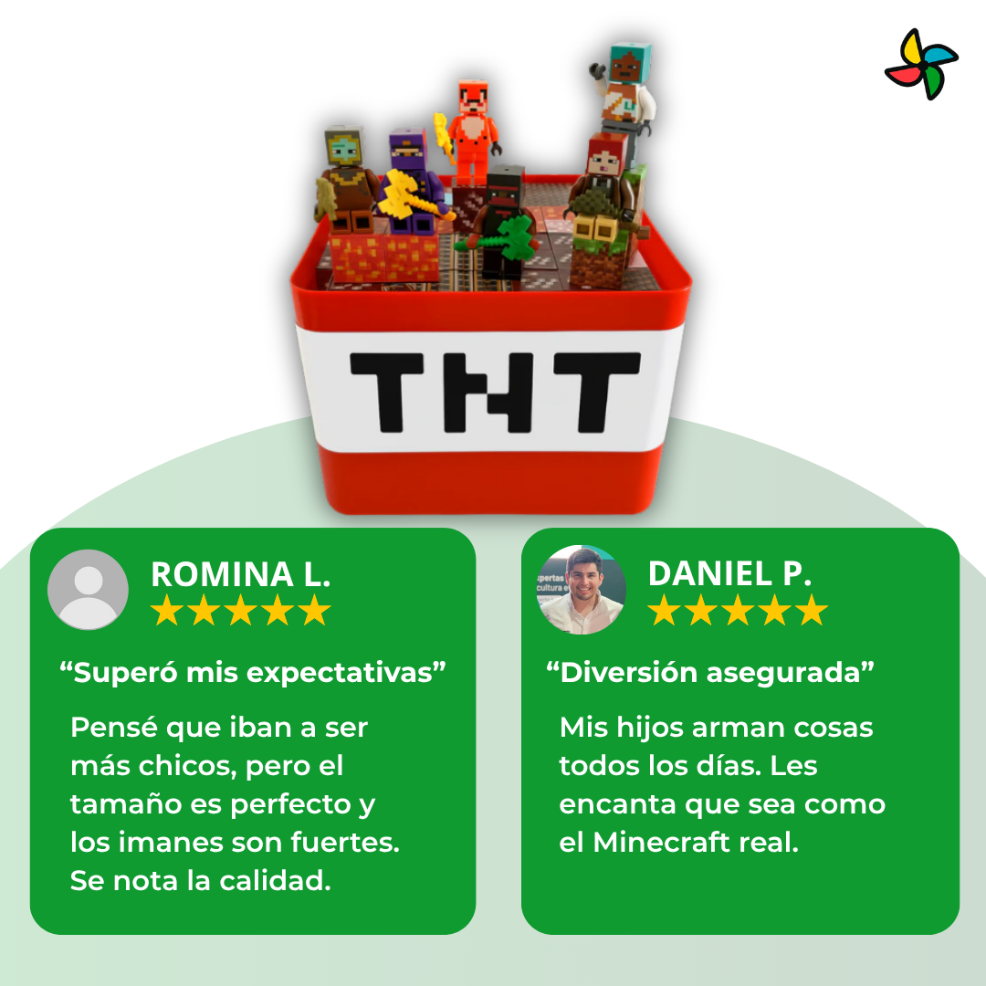 BLOQUES MAGNETICOS DE MINECRAFT